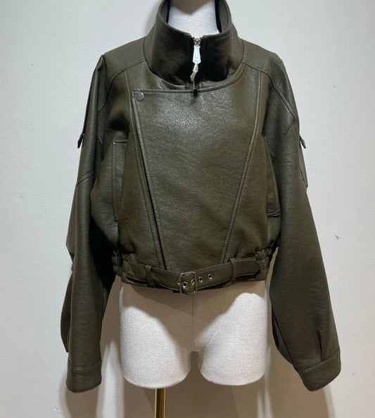 Lederjacke