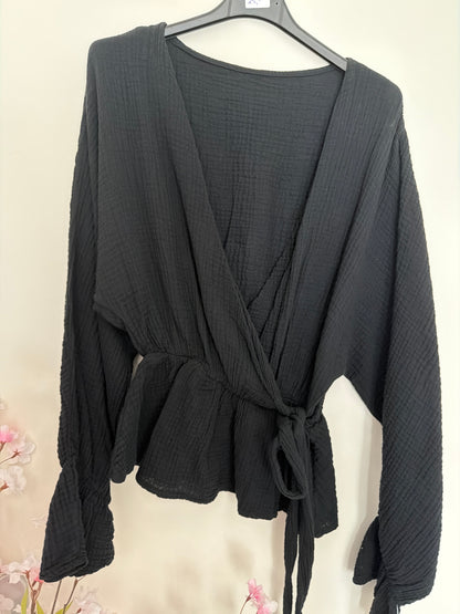 Wickelbluse Musselin