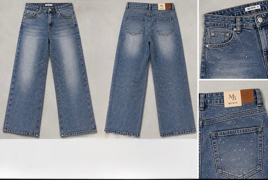 Glitzer Jeans Mara
