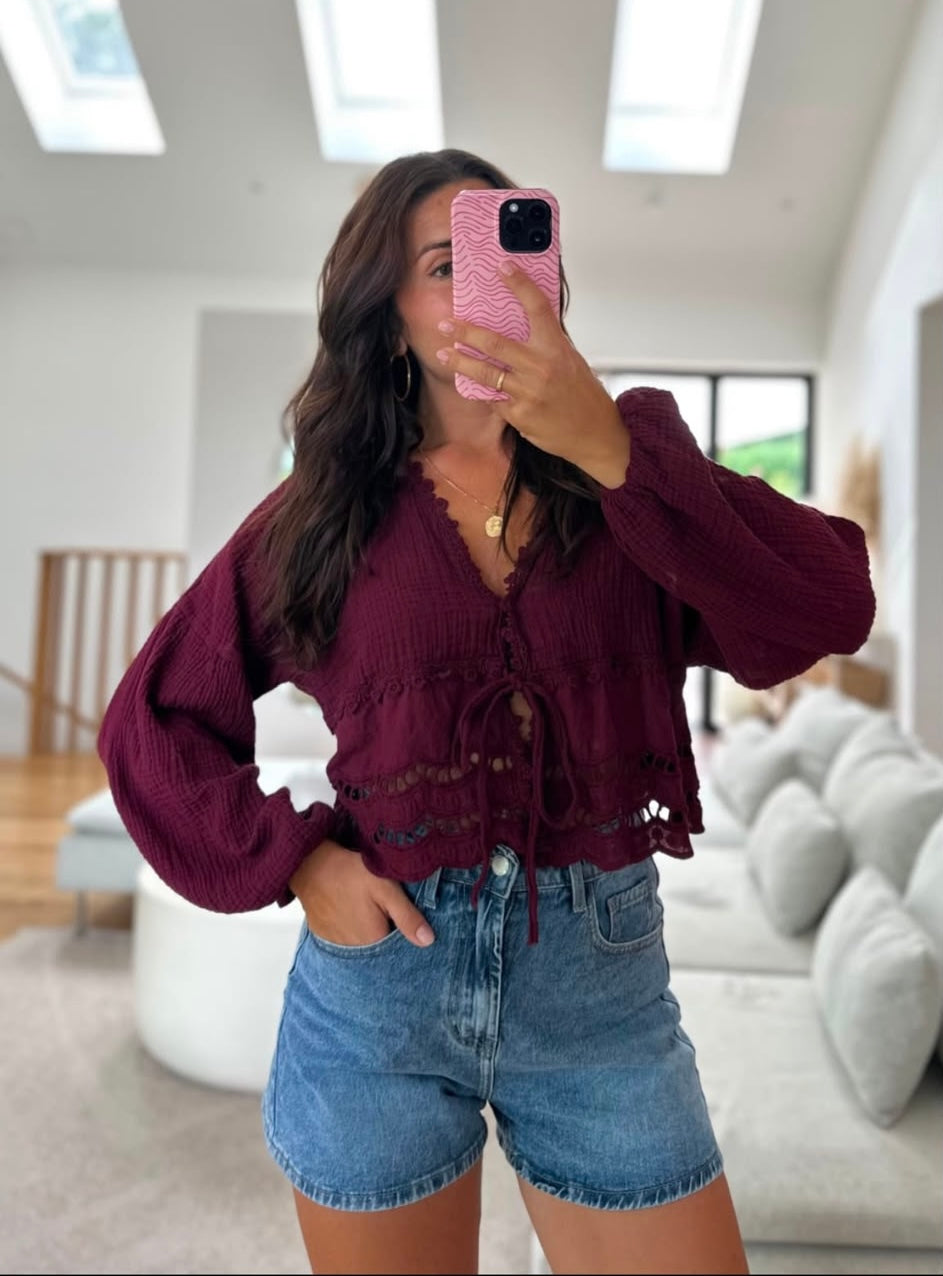 Musselin Bluse Romy
