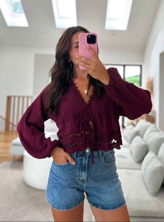 Musselin Bluse Romy