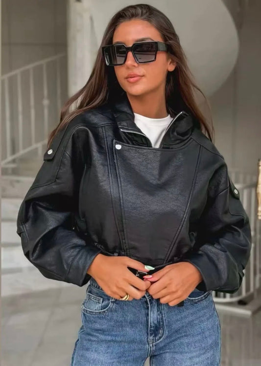 Lederjacke