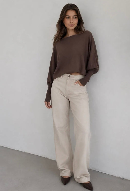 Crop Feinstrick Pullover Emma