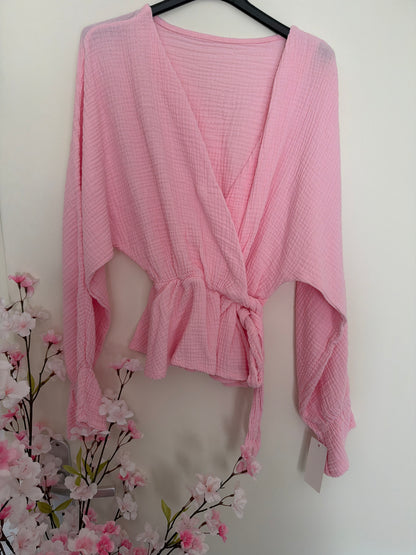 Wickelbluse Musselin